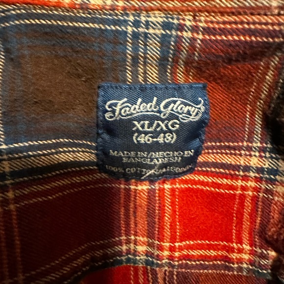 FADED GLORY | button down flannel - Picture 2 of 3